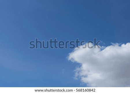 Sky with clouds (sky, cloud, blue)