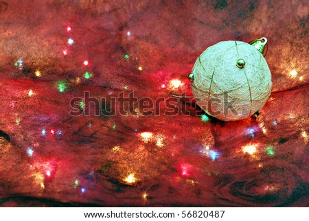 An artistic shot of a colorful festive background