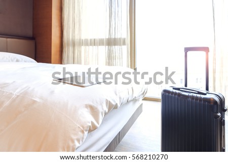 Inter views of modern hotel room Royalty-Free Stock Photo #568210270
