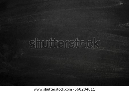 Chalk rubbed out on blackboard