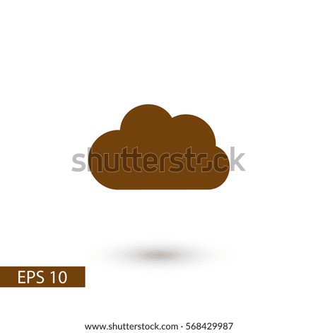 Cloud  icon. vector, weather
