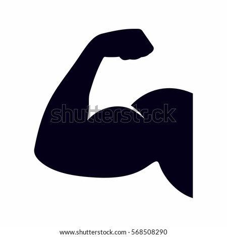 Muscle icon Royalty-Free Stock Photo #568508290