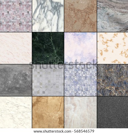 Various marble or stone background, a lot of background in the picture