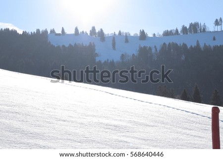 Snow slope
