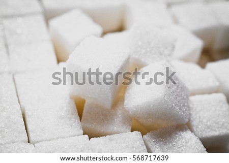 sugar cubes abstract Royalty-Free Stock Photo #568717639