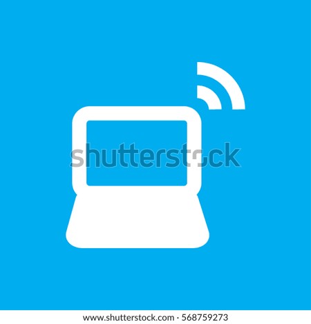 laptop icon illustration isolated vector sign symbol