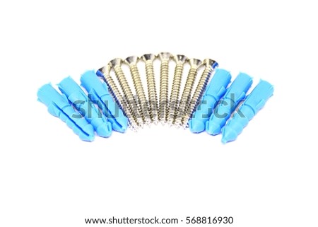 the screws for construction and home equipment decorations