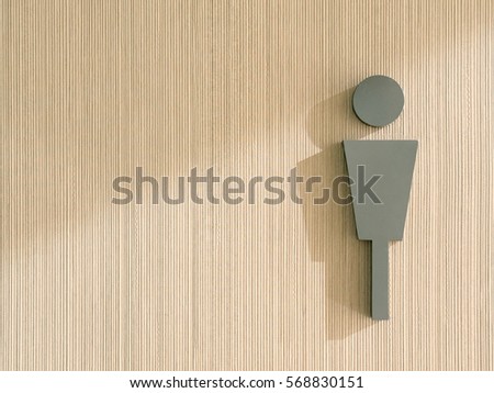 the male icon on vertical pattern background
