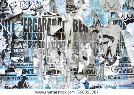 Photo of urban collage background or typography paper texture Royalty-Free Stock Photo #568855987