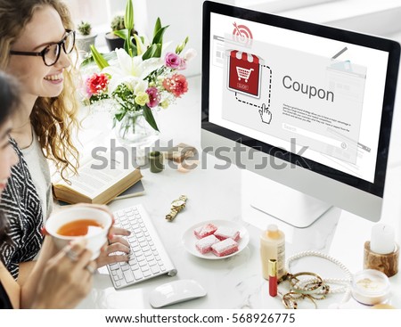 Add To Cart Order Shopping Coupon Icon Royalty-Free Stock Photo #568926775