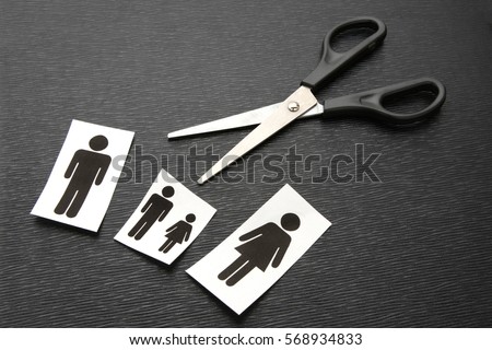 Dysfunctional family concepts Royalty-Free Stock Photo #568934833