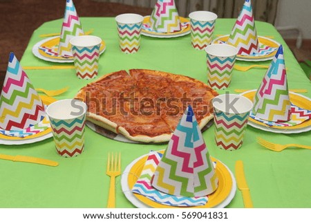 party table setting