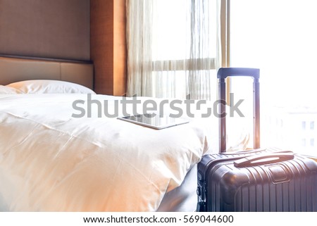 Inter views of modern hotel room Royalty-Free Stock Photo #569044600