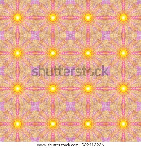 Vector abstract seamless geometric background made of lines of different colors superimposed on each other