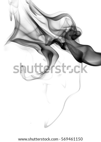abstract smoke natural pattern for white background and design