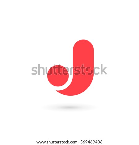 Letter J logo icon design template elements Royalty-Free Stock Photo #569469406