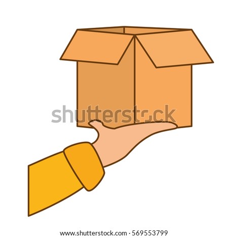 package delivery fast food icon, vector illustration