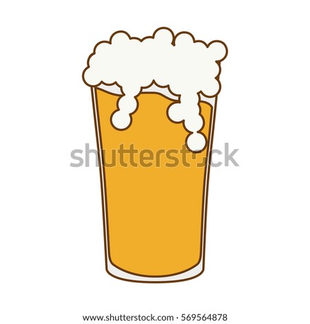 glass beer icon image design, vector illustration