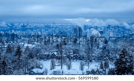 VANCOUVER City at Winter - CANADA