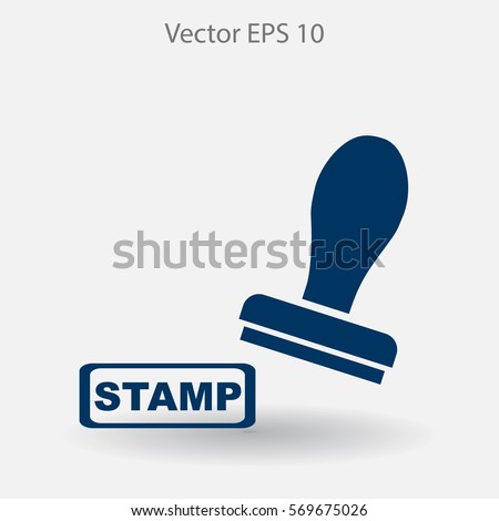 stamp vector icon
