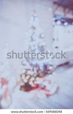 Picture blurred  for background abstract and can be illustration to article of christmas tree light