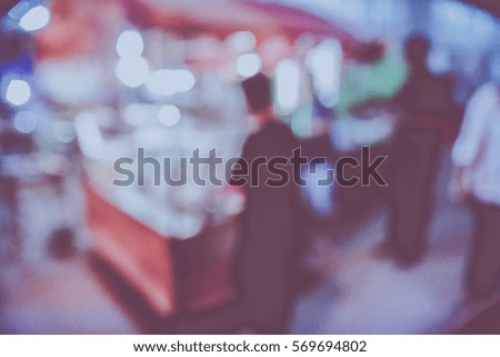 Picture blurred  for background abstract and can be illustration to article of people shopping shop