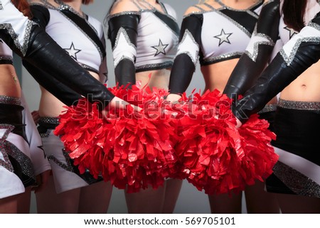 Group Of Cheerleaders