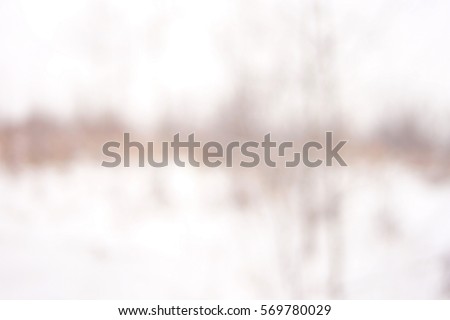 Snowing snowflakes against winter forest. bokeh snow