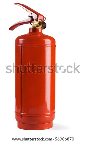 Fire extinguisher isolated on white background