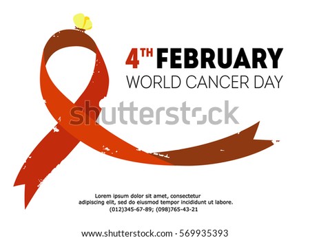 vector world cancer day illustration