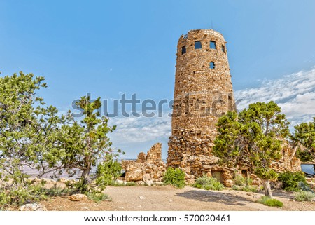 Desert View Watchtower at Grand Canyon National Park