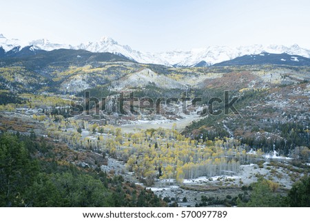 winter autumn mountain colorado
