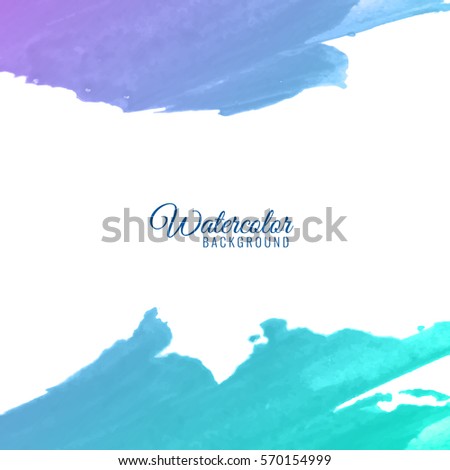 Colorful modern watercolor background