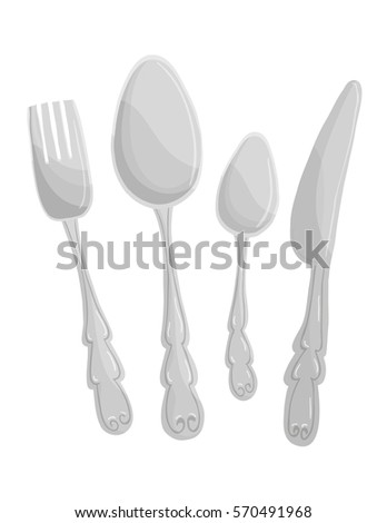 Vector illustration of utensils