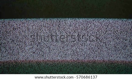 noise interference bad signal tv screen the television