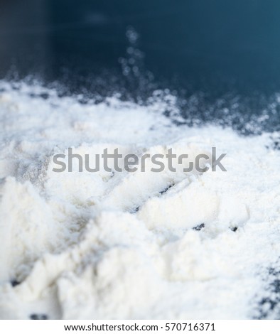Landscape of flour