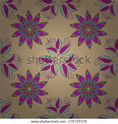 Mandalas background. Colorful elements. Vector illustration texture. Radial gradient shape.