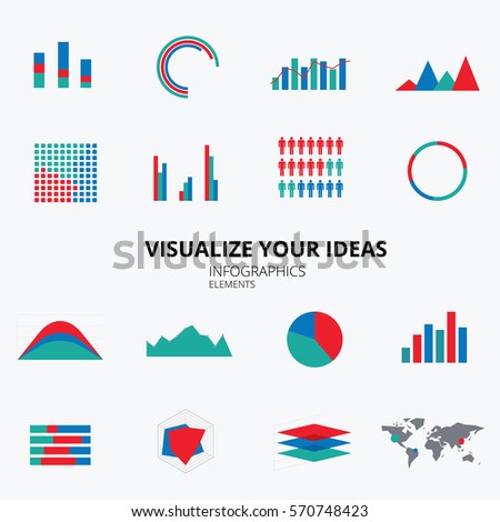 Infographic Elements. Visualise your ideas. Vector illustration Royalty-Free Stock Photo #570748423