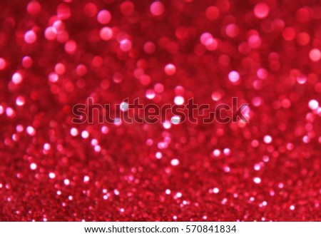 Red bokeh light abstract valentine background