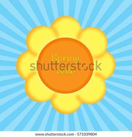 Spring Flower - yellow - Spring Sale