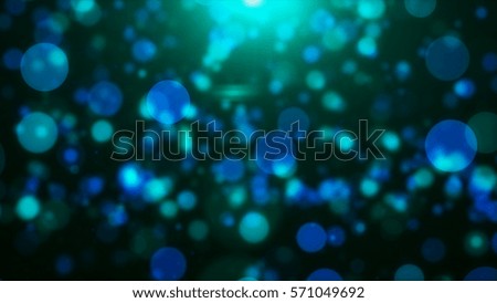 Abstract colorful glowing lights blurred particles footage