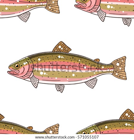rainbow trout pattern