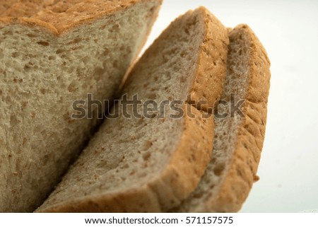 closeup slice of bread,Healthy food,Bread wheat