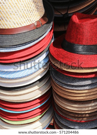 Colorful hats sale.