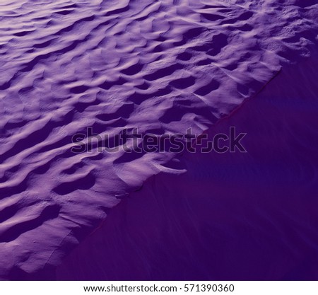 Desert natural texture and background in purple (or violet) color