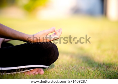 Yoga in the park