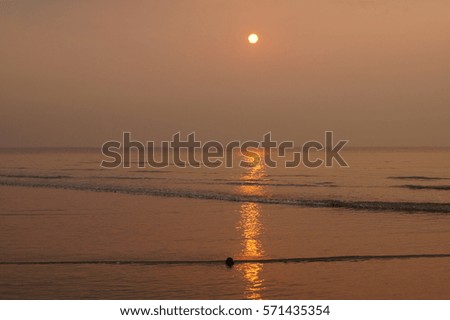 Sunrise in Bay of Bengal