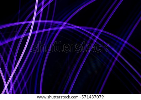 Beautiful Blue tone Abstract futuristic painting color texture with lighting effect. Modern dynamic shiny pattern. Fractal graphic artwork design. Creative long exposure 