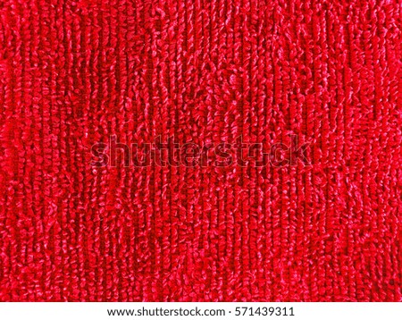 Surface of the microfiber cloth.