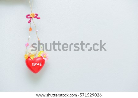 greeting card for happy valentine day.